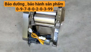 Máy cán mực giúp mực nướng bông xốp