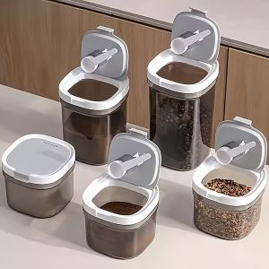 Coffee and Tea Storage Canister Sealed