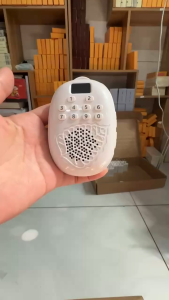Máy Niệm Phật Lá Bồ Đề 68 Bài Cao Cấp – Loa To Rõ Màn Hình LED Pin Sạc Kèm Dây Đeo & Cáp Sạc