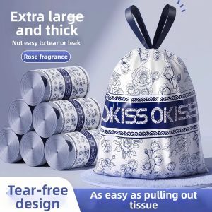 Scented Drawstring Extra Thick Garbage Bags