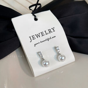 2026 New Pearl Earrings Womens French Style Luxury Sensation Drop Earrings Small Luxury Pearl Dangle Earrings for round Faces
