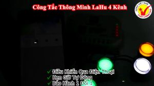 Công tắc thông minh Hunonic Lahu 2 kênh (500W/1 kênh) - Điều khiển bật tắt thiết bị từ xa