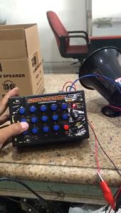 Klakson 14 Tombol Modul Mini Basuri 14 Suara 12v/24v Selector Suara