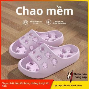 MONLEYTA | Dép đi trong nhà EVA chống trượt cho phòng tắm thoáng khí nhanh khô âm thanh nhẹ thoáng khí chống mùi cho nữ