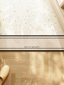 Modern Minimalist Long Strip Silicon Dendroid Mat Home Entrance Bathroom Threshold Stone Anti-Slip Water Absorbent Quick Dry Foot Mat