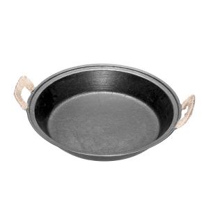 WANGYUANJI | Double Ears Cast Iron Old Style Wok For Chinese Breakfast No Coating