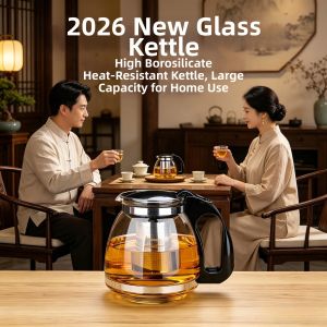 Heat-Resistant Glass Teapot