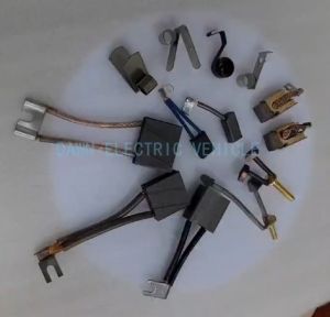 4Pcs Mahle MD24080 MD36080 MD48080 lift Pump Motor Carbon Brush Graphite Brush 8-5*12*11 HC Noblelift EP Forklift Pallet Truck Stacker