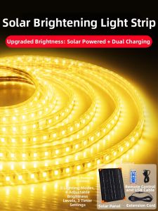 YUANMUXUAN | Super Bright Waterproof Solar Light Strip