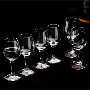 Baijiu Tasting Cup 50ml One or Two Cups International Standard Gold-Painted Goblet Blind Baijiu Cup Phnom Penh
