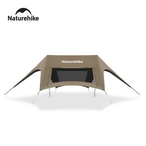 Naturehike Titanium black camping canopy sunscreen ultraviolet-proof rain-proof outdoor beach garden panoramic Sun Shade