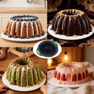 Khuôn Nướng Bánh Bằng Silicon Đa Năng Chống Dính Tự Làm Khay Làm Bánh Mì Pháp Hamburger Bánh Mì Nướng Dễ Dàng Tháo Lò An Toàn Chảo Làm Bánh
