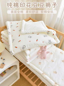 Washable Nursery Mattress Baby Toddler Child Sleep Pad Crib Mat Spring Autumn Seasonal Use Soft Fabric Bedding for Kindergarten Nap