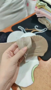 2501 Kaos Kaki Anti Slip Cowok Kaos Kaki Pria Pendek Bawah Mata Kaki Hidden Yoga Socks Bahan Bambu Low Ankle Socks