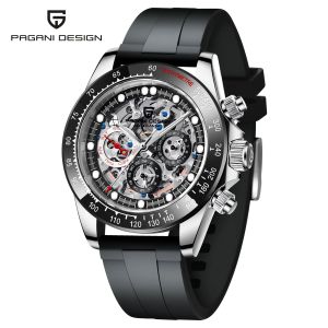 Pagani Design | PAGANI DESIGN 1653 Luxury Mens Automatic Mechanical Wristwatch Diamond Set Design Cool Watch for Men