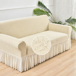 Thick Elastic Jacquard Sofa Cover for Living Room Couch and Armchair 1 Seater 2 Seater 3 Seater
