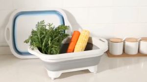 Baskom Multifungsi Talenan Lipat ANTI SLIP - BASKOM BUAH DAN SAYUR