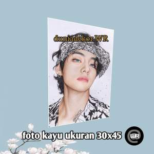 taehyung bts | poster foto bts ukuran besar 30x45 | hiasan dinding v bts