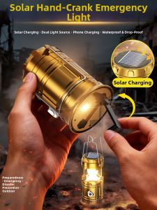 RTN | Outdoor Solar and Hand-crank Emergency Camping Lantern