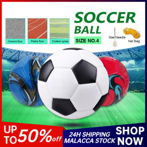 [FREE GIFT]Childrens Football No.4 No.5 Training Ball Wear-Resistant Explosion-Proof Match Training Football 5-7 players game ball PVC Durable Soccer Ball足球
