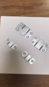 100Pcs Braket Ambalan Stainless Steel Penyangga Rak Ambalan Plat Gantungan Pigura Bracket E