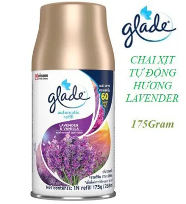 Lõi Xịt Thơm Phòng Tự Động Glade 7 mùi 252ml Hương Lavender Hương BiểnHoa anh Đào Hương Sớm mai trầm hương peony