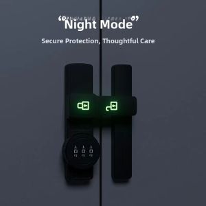 MONLEYTA | Traditional German No-Drill Door Latch Sliding Door Lock Indoor Old-Style Clip Mounted Door Lock Zinc Alloy 10 Inch Size