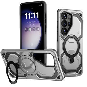 szhaiyu | Heavy Duty Armor for Magsafe Magnetic Phone Case for Samsung S26 Ultra S25 Plus S24 S23 FE A07 A17 A56 A36 A16 A06 Stand Cover