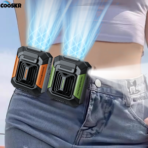 Quạt Cầm Tay Mini Có Đèn LED USB Có Thể Sạc Lại Quạt Kẹp Cổ Nhỏ Chức Năng Ngân Hàng Điện Để Cắm Trại Ngoài Trời