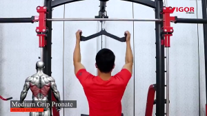 Lat Pull Gym Pull Back Handle Rowing High Position Pull Down Grip Handle Latissimus Muscle Handle Back Training Pole Commercial Household