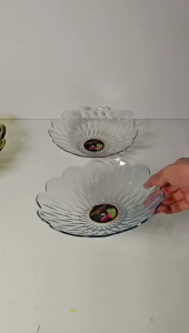 Petal Design Plastic Fruit Bowl - Elegant and Functional for Home Use