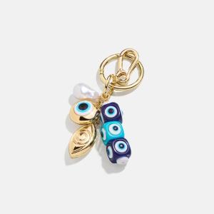 Fatima Demon Eye Keychain For Women Bohemian Turkish Blue Eye Charm Bag Pendant Fashion Jewelry Protection Amulet Keyring Gifts