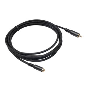 1.8/3/6m RCA Male To Female Audio Video Line Aluminum Alloy Shell RCA Extension Cable for Connecting Game Console Subwoofer Speaker