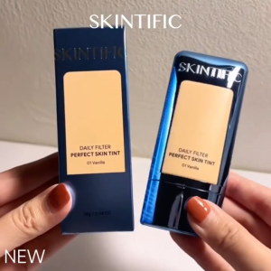 SKINTIFlC - DAILY FILTER PERFECT SKIN TINT ( 28 gr ) - Perfect Coverage Blurring Skin Tint | make up Matte skin tinted foundation