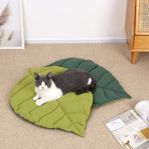 Cat Leaf Seat Cushion Summer Special Pet Sleep Pad for Cat Cage Universal Use All Seasons Dog And Cat Mat Home Decor Accessories