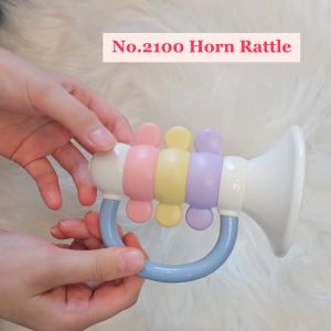 Toyroyal ของเล่นกัด เขย่า ของเล่นเสริมพัฒนาการ รุ่นคลาสสิค เป่าแล้วมีเสียง - Horn (2100)