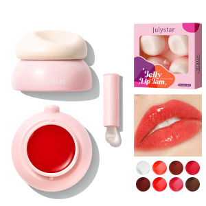 Bộ Son Dưỡng Môi Dạng Thạch Nhiều Màu 4 Chiếc Nhỏ Tròn Dưỡng Ẩm Tươi Sáng Dùng Được Cho Môi Và Má Cấp Ẩm Lâu Dài