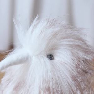 22cm Special Style Kiwi Bird Long Hair Cartoon Wild Animal Sharp Beak Stuffed Plush Doll Soft Gifts