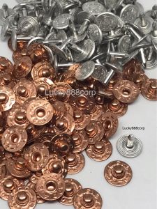 Remache 10mm Button Lock Rivets for Jeans Maong (25sets)