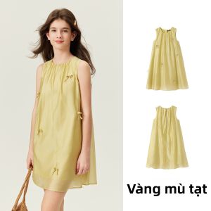 navigare kids | Đầm Hở Tay Cho Bé Gái Mùa Hè Dễ Thương