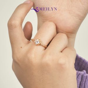 MEILYN Cincin Fashion Permata Lapis Emas Motif Baris Ulir Kasual 0221230654