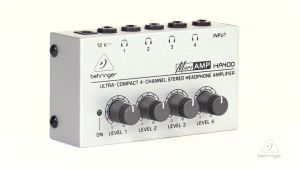 PENGIRIMAN CEPAT LEEDOAR MicroAMP Audio Amplifier Mini Headphone 4 Channel Stereo HA400