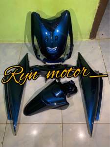 Cover body full halus honda beat karbu tahun 2010-2012 monlight blue custom