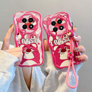 Phone Case Realme 14X Realme C75 Realme14x 5G RealmeC75 4G Macaron Classic Cute 3D Doll Short Lanyard Cartoon Casing Anti-fall Silicone Soft Cover 2025