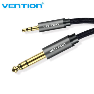 Vention | Vention Male to Male 3.5 mm to 6.35 mm Adapter Aux Cable for Mixer Amplifier Gold Plated 3.5 Jack to 6.5 Jack 3m 5m 10m Aux Cabo