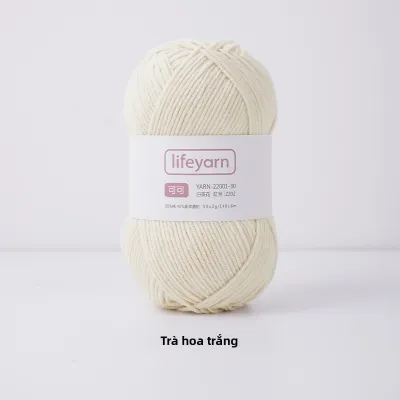 LIFEYARN | Sợi Len Bông Sữa Cacao DIY