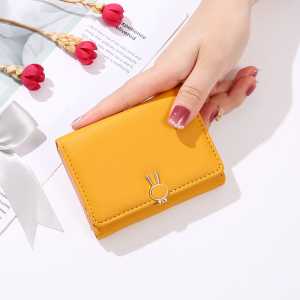 27an.id Dompet Wanita Mini Dompet Wanita Import Dompet Versi Korea Dompet Lipat Pendek Wanita Pemegang Kartu Fashion Dompet Koin D239