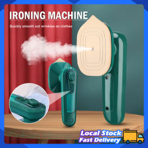 Mini Steam Iron Handheld Garment For Clothes Non Stick Ceramic Soleplate Support Dry Wet Fabric Ironing Machine