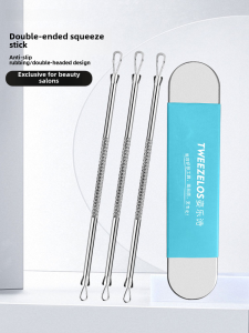 Stainless Steel Pimple Extraction Rod Blackhead Removal Tool Professional Beauty Salon Acne Needle Dark Spot Removal Device