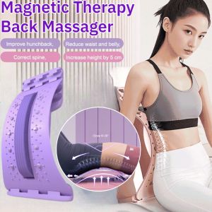 Magnetic Therapy Back Massager Lumbar Support Spine Stretcher Relieve Back Pain Stretch Tools